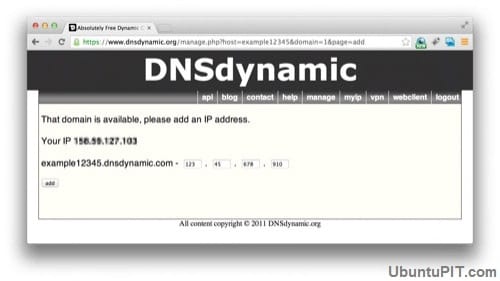 DNSdynamic