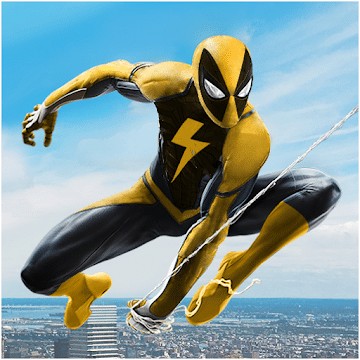 Flying Spider Rope Hero