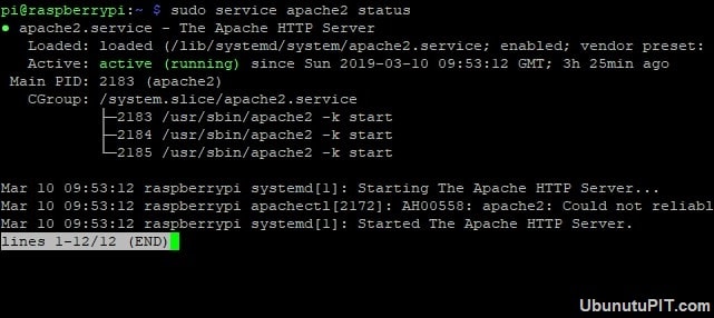 Host a website on raspberry pi -Active Apache