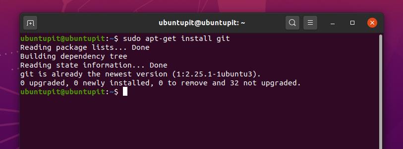 Install Software from Source Code git