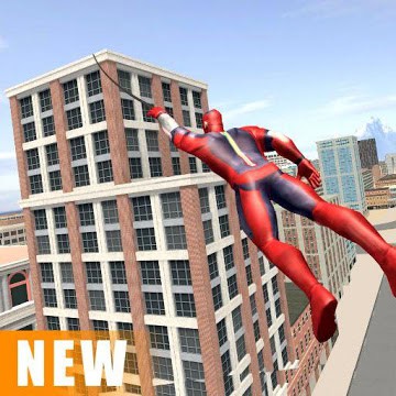 Miami Rope Hero Spider Open World Street Gangster