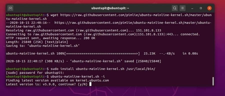 Wget download mainline