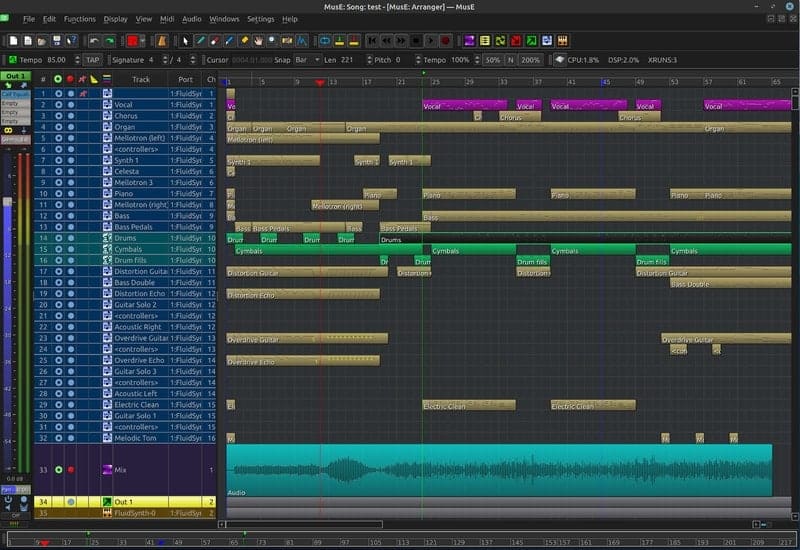 muse_sequencer - Linux Guitar Tools