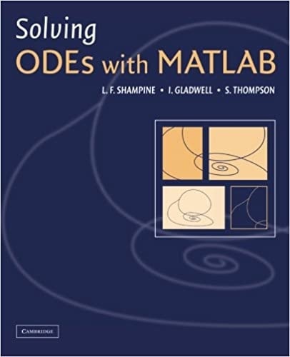 14. Solving ODEs with MATLAB