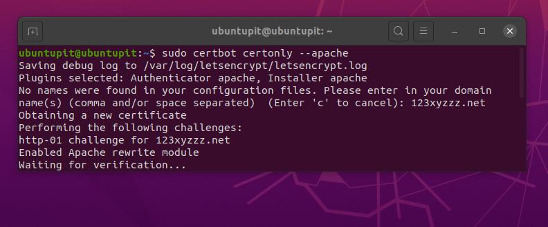 Apache Let’s Encrypt on Linux