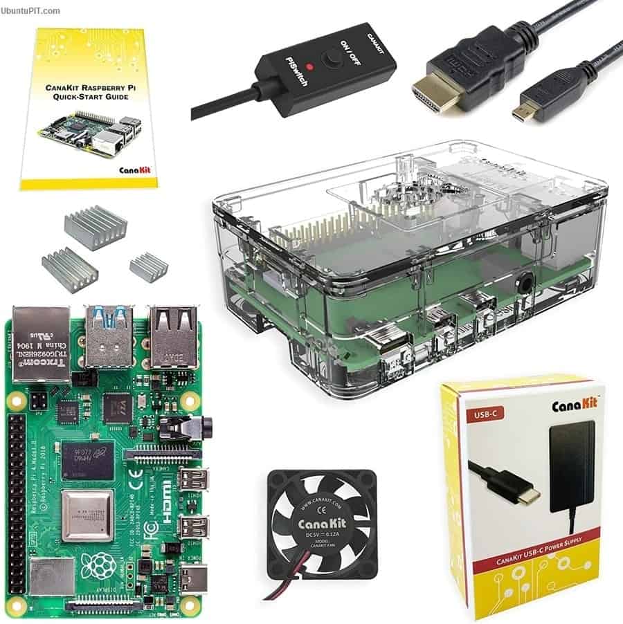 CanaKit Raspberry Pi 4 4GB Basic Starter Kit with Fan