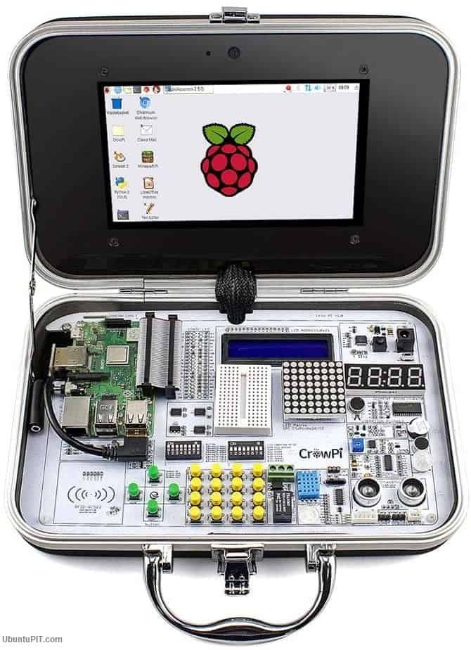 ELECROW Crowpi Raspberry Pi 4B 3B+ Kit for Learning Computer Science