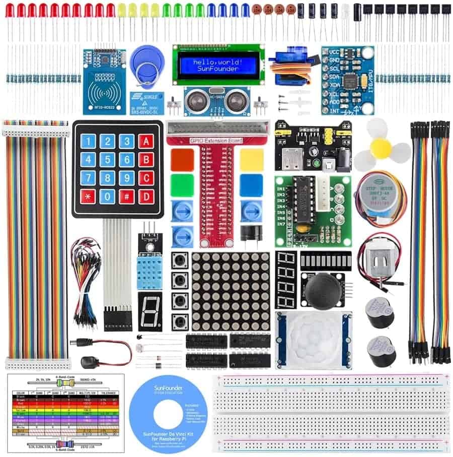 SunFounder Raspberry Pi Starter Kit Compatible with Raspberry Pi 4