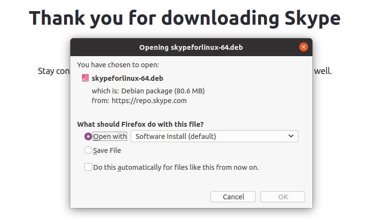 download skype from the website