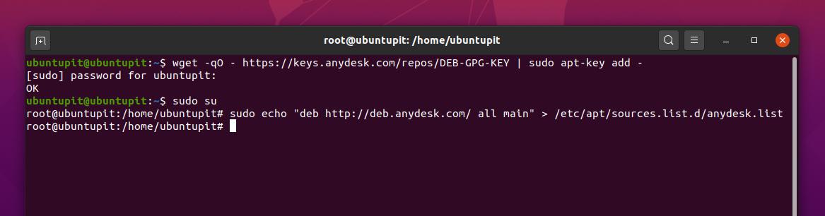 AnyDesk on Ubuntu