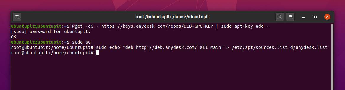 install anydesk lubuntu