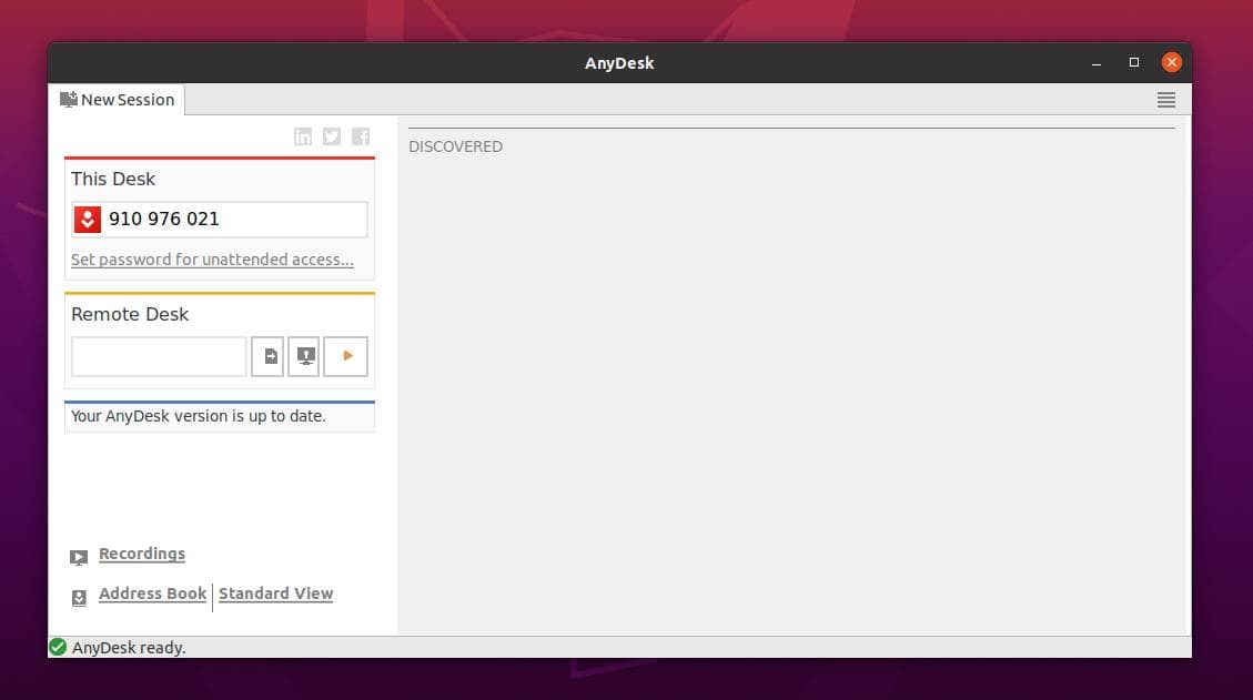 open this desk on ubuntu