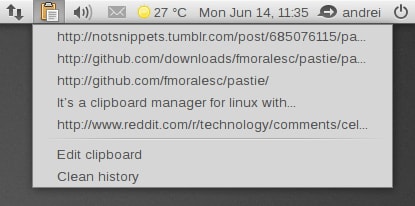 pastie - open source clipboard managers