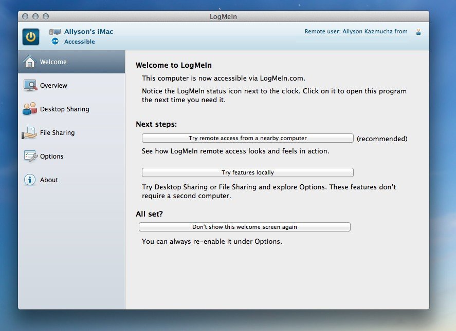 LogMein Remote Desktop Apps for Mac
