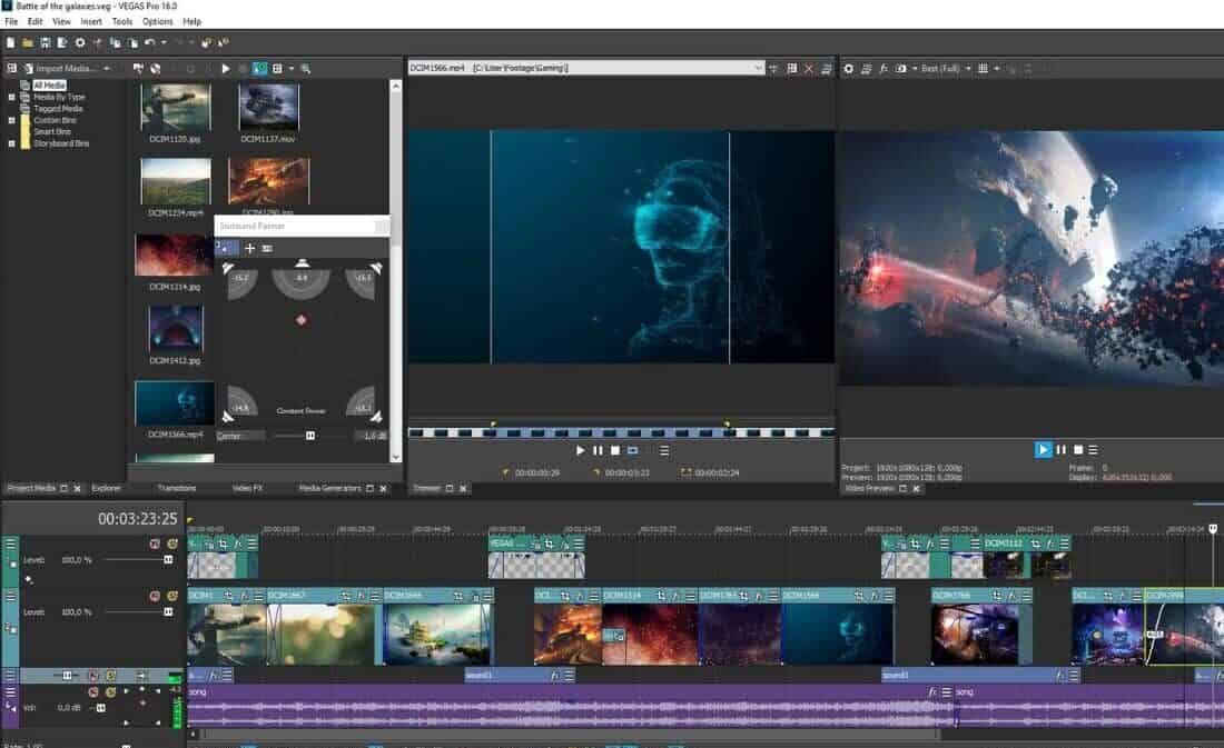 Vegas Pro video editing app for Windows