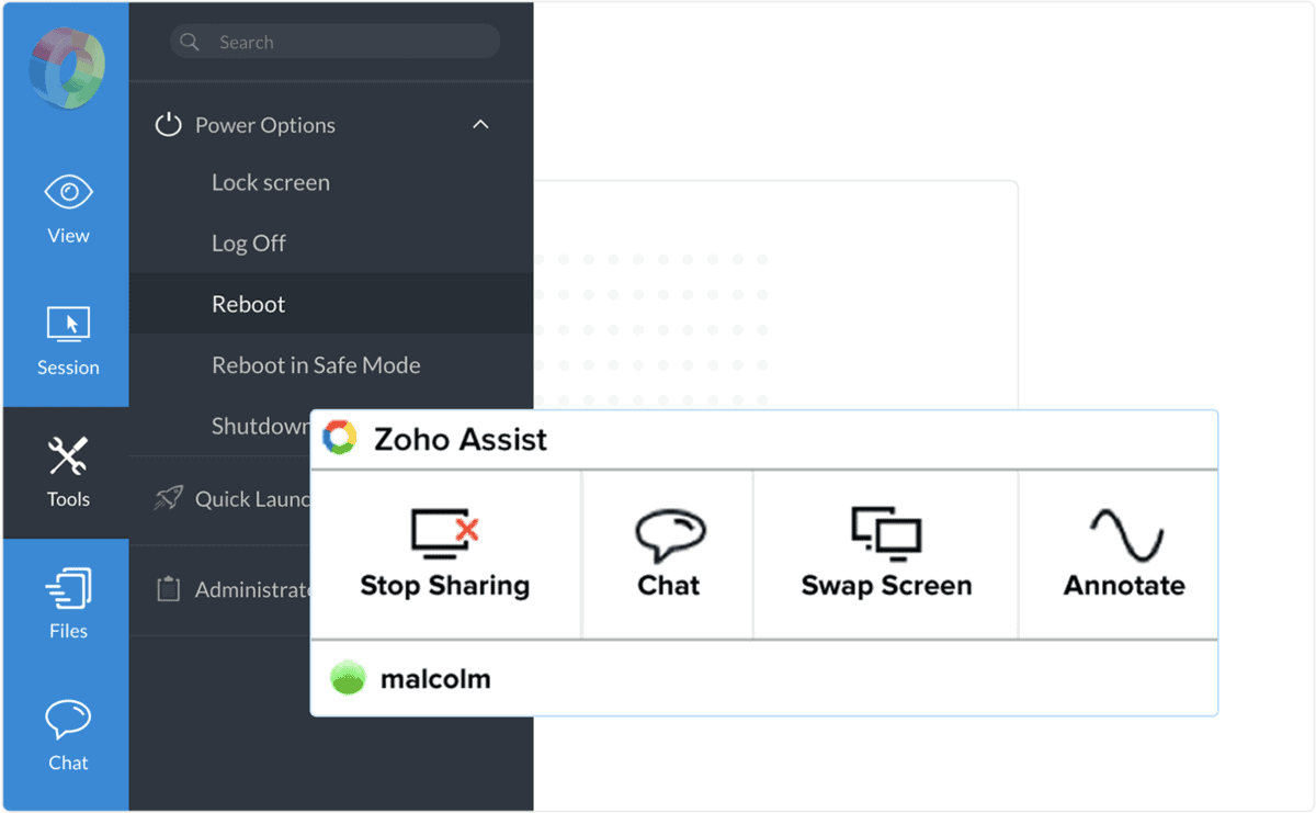 Zoho Assist Mac Remote Client