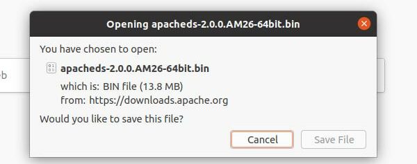 apache .bin file download