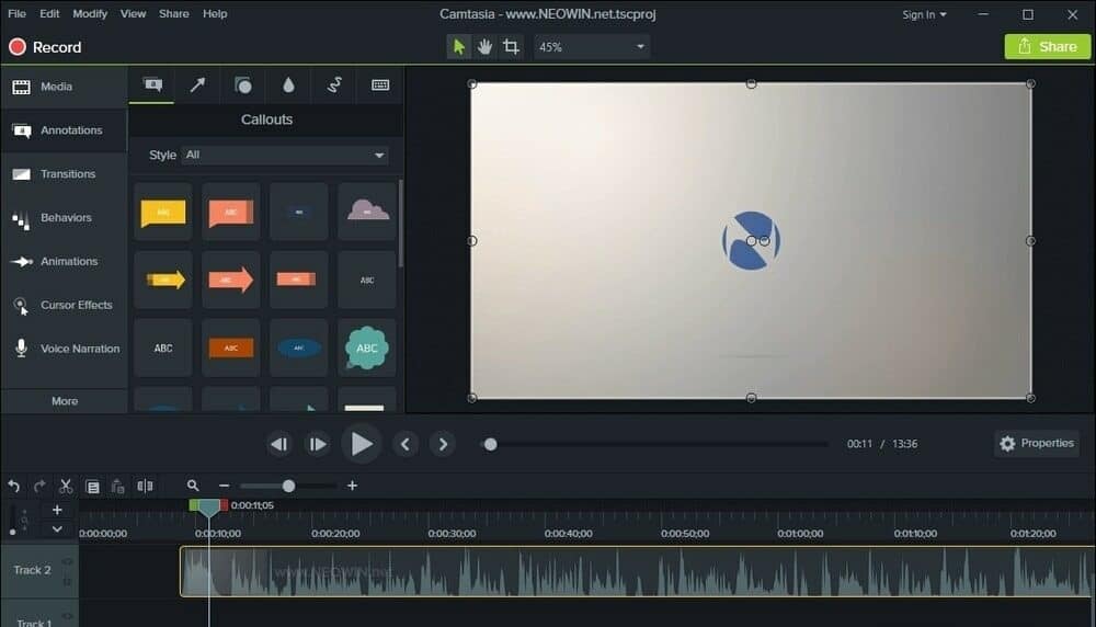 camtasia studio