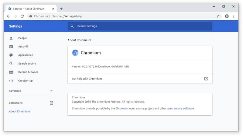 chromium - browser for windows