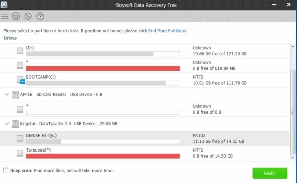 iBoysoft Data Recovery windows data recovery