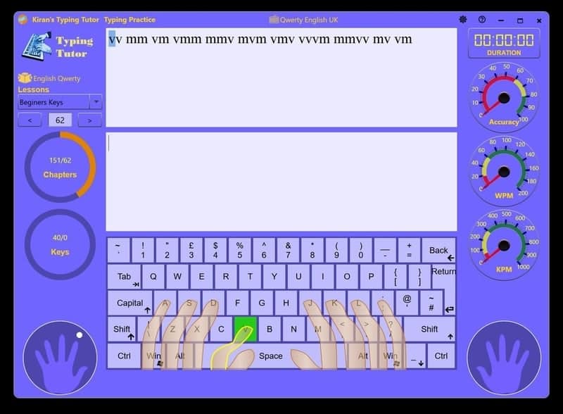 kirans_typing_tutor