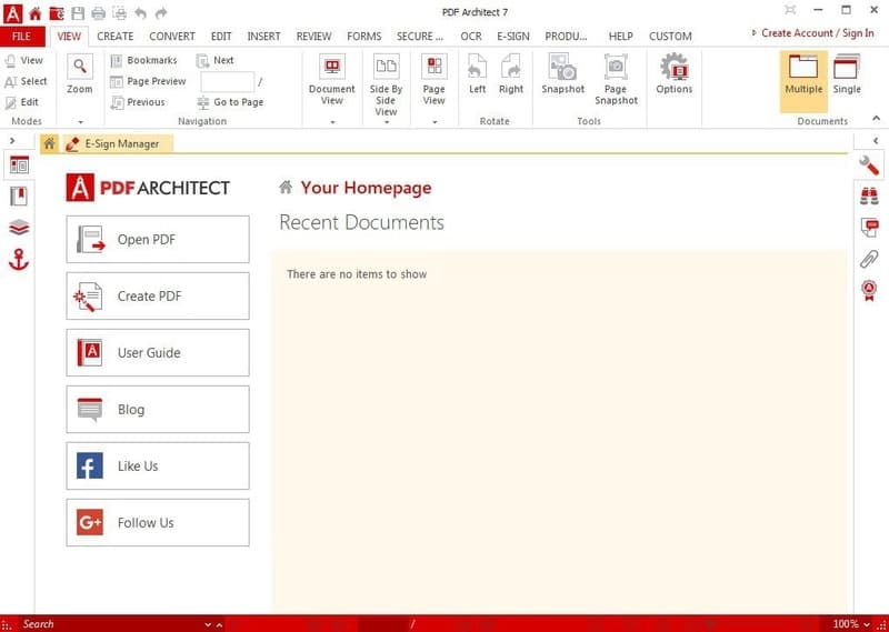 pdf_architect - pdf editor for windows