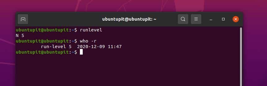 runlevel in Linux