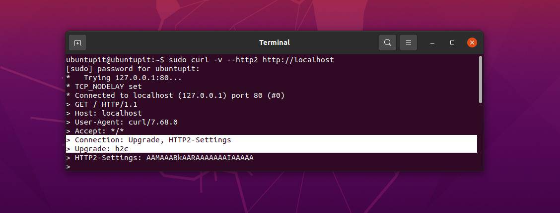 check http2 on Linux