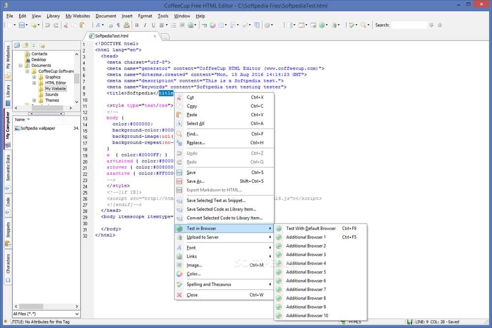 CoffeeCup HTML Editor for Windows