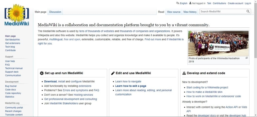 MediaWiki-Wiki Software for Linux