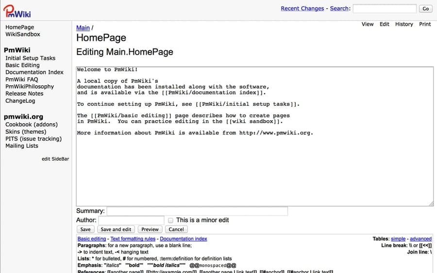 PmWiki