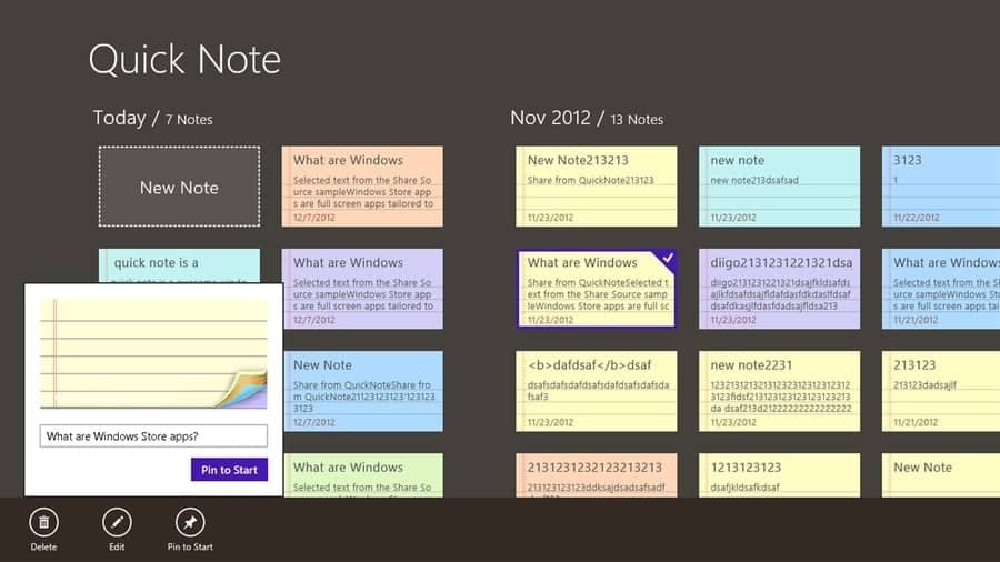 quick_note - note taking apps for Windows