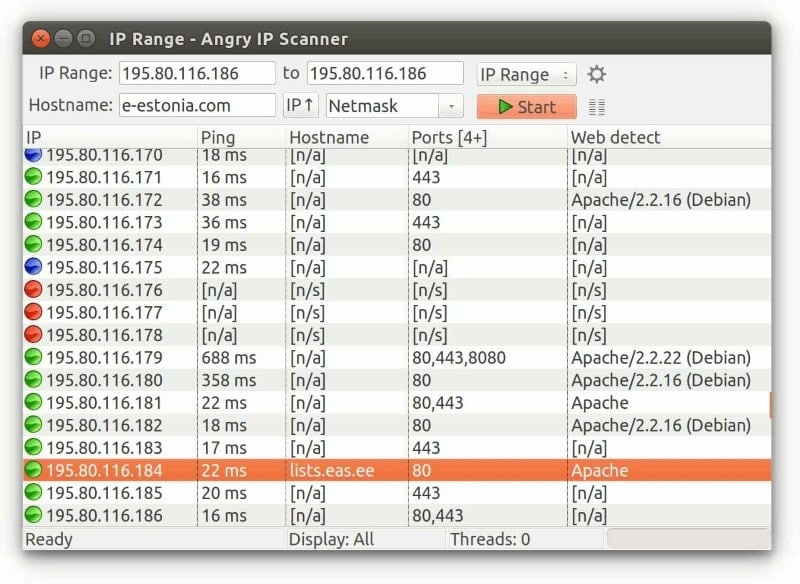 Angry IP Scanner