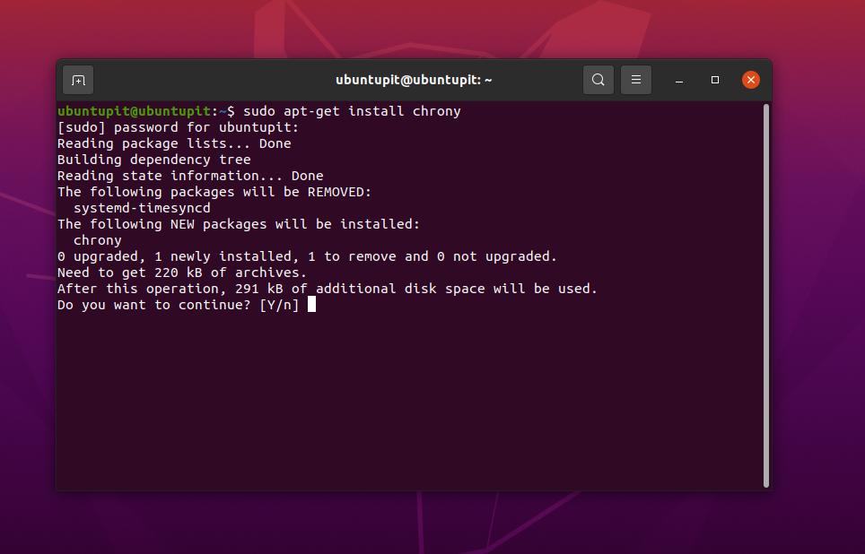Installer Chrony sous Linux