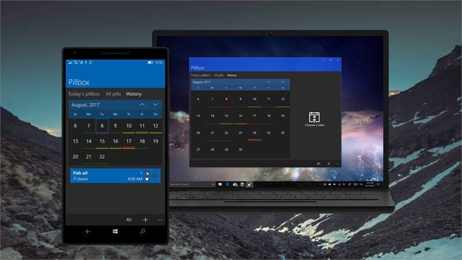 Pillbox medicine reminder apps for Windows