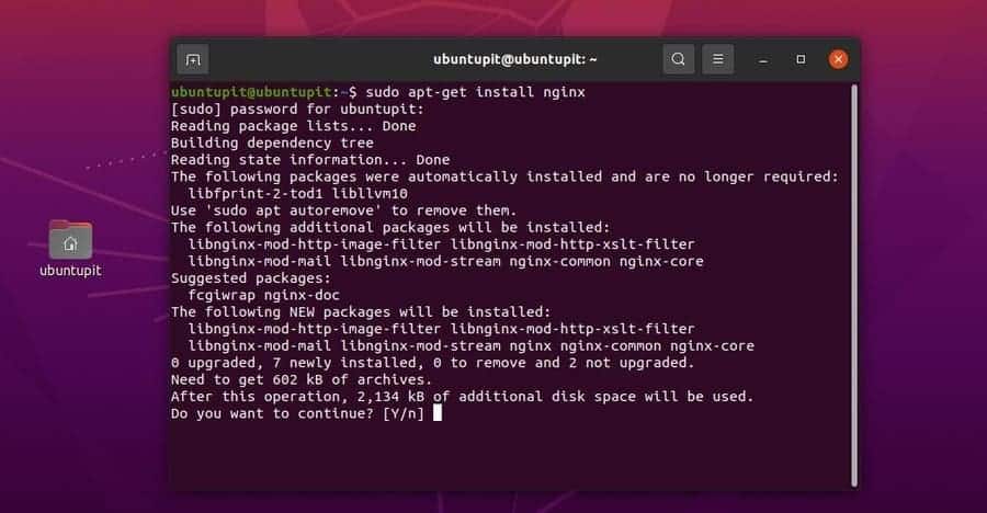 WordPress in Ubuntu install NGINX