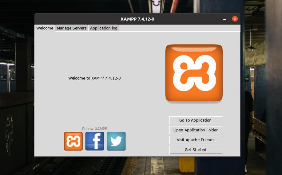 Open application on XAMPP