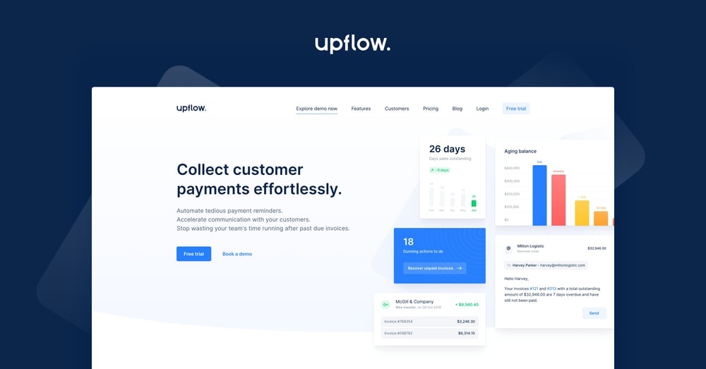 Upflow- debt collection software