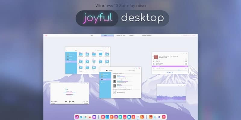 joyful_desktop - windows skins