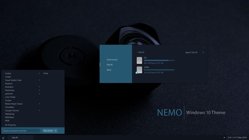 nemo - windows skins