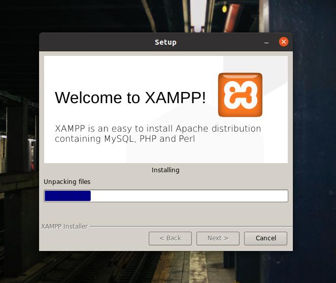 welcome to xampp linux