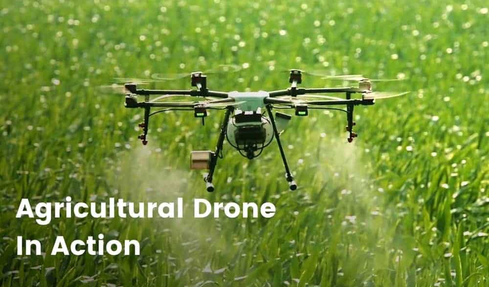 Agricultural Drone In Action