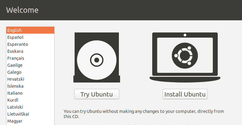 Boot Ubuntu