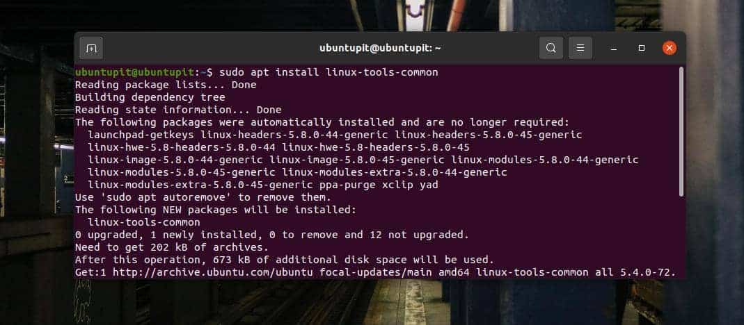 Linux tool commons