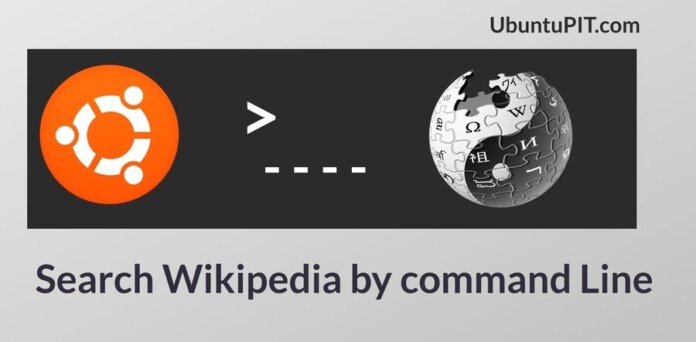 Wikipedia by command line