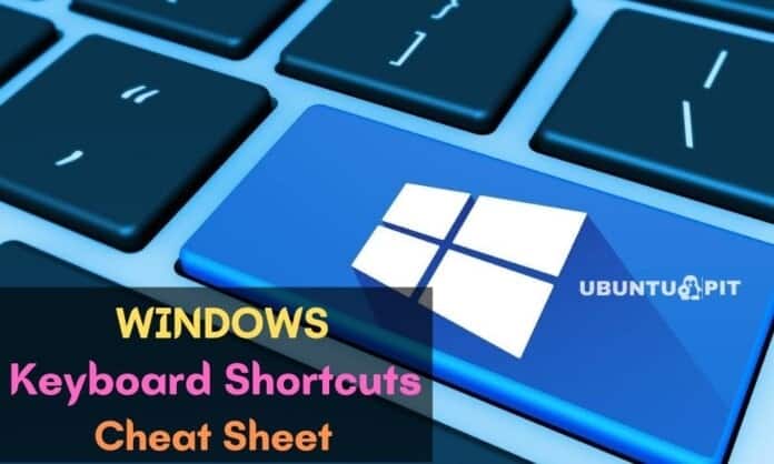 Windows Keyboard Shortcuts Cheat Sheet