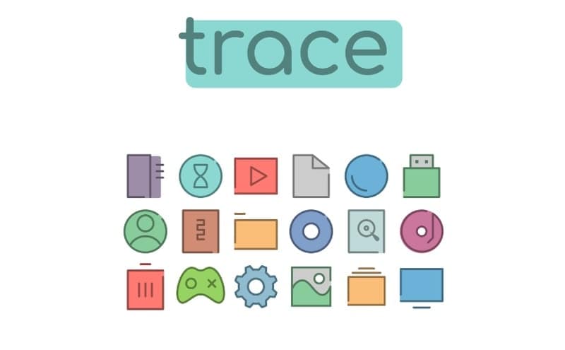 trace - windows icons pack