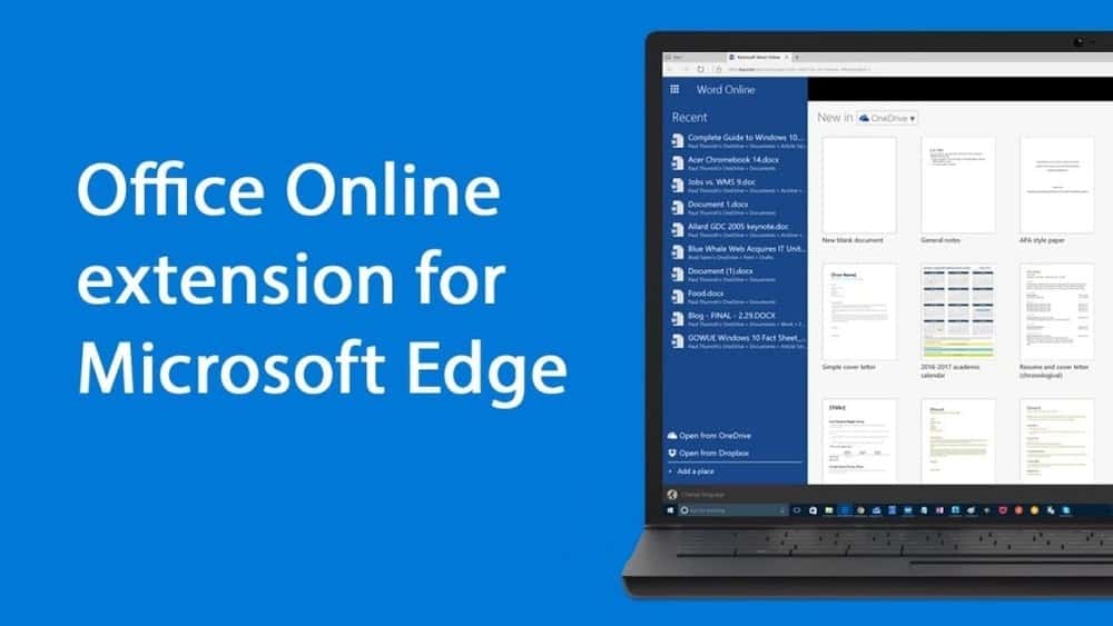 Office Online Extension for Microsoft Edge