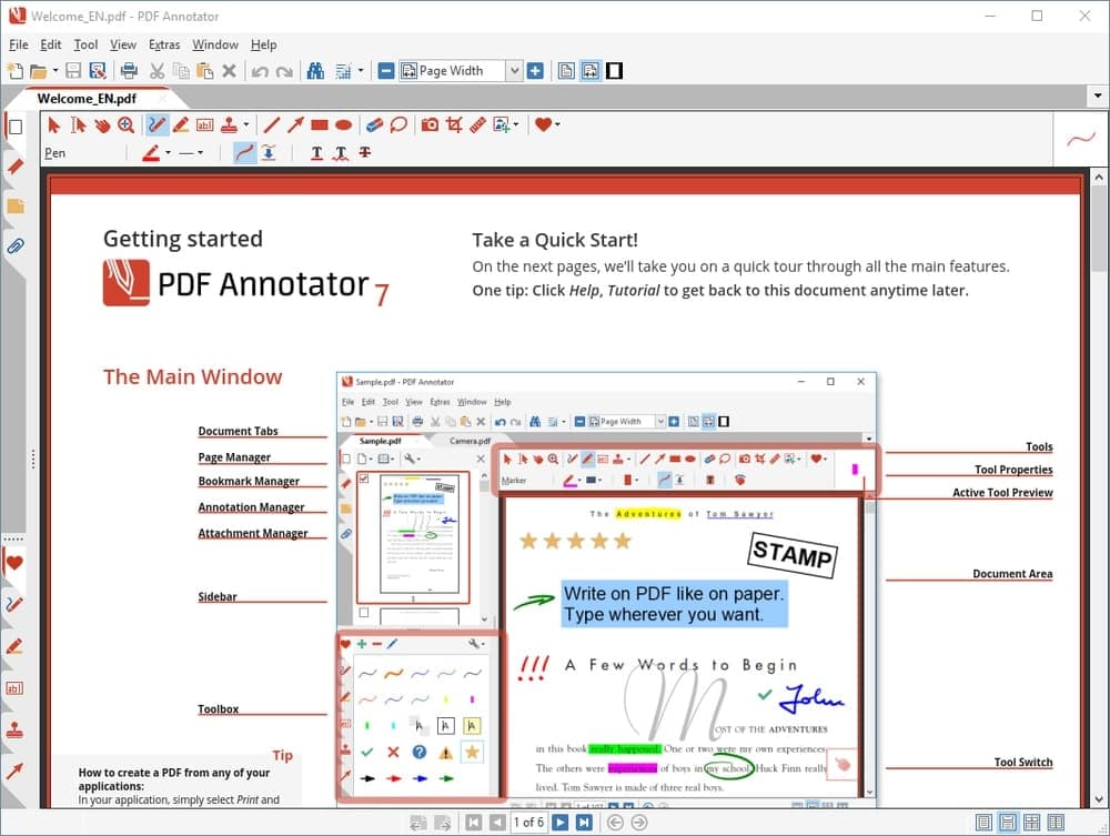 PDF Annotator Annotation tool for Windows