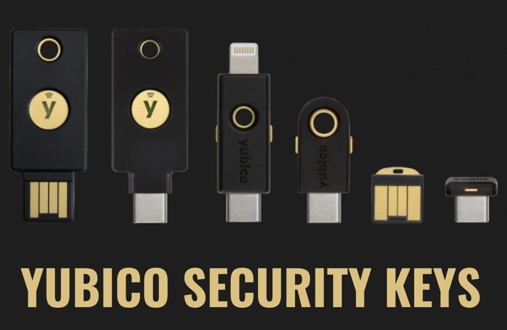 YUBICO SECURITY KEYS